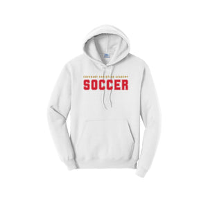 CCA-Adult Unisex Port & Co Core Fleece Pullover Hooded Sweatshirt On-Demand Soccer