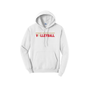 CCA-Adult Unisex Port & Co Core Fleece Pullover Hooded Sweatshirt On-Demand Volleyball