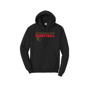 CCA-Adult Unisex Port & Co Core Fleece Pullover Hooded Sweatshirt On-Demand Basketball