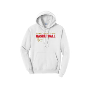 CCA-Adult Unisex Port & Co Core Fleece Pullover Hooded Sweatshirt On-Demand Basketball