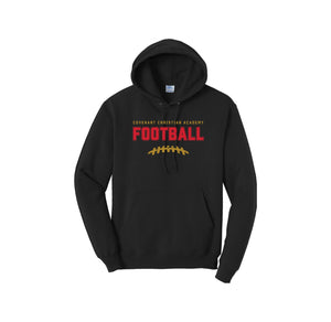 CCA-Adult Unisex Port & Co Core Fleece Pullover Hooded Sweatshirt On-Demand Football