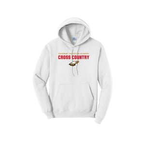 CCA-Adult Unisex Port & Co Core Fleece Pullover Hooded Sweatshirt On-Demand Cross Country