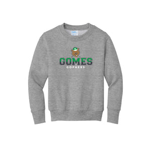 Gomes-Youth Unisex Port & Co Crewneck Sweatshirt On-Demand Classic Logo