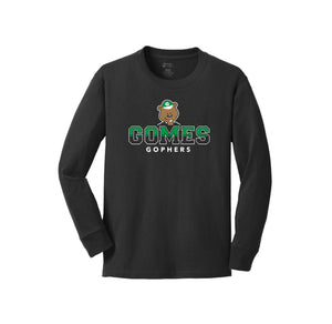 Gomes-Youth Unisex Port & Co Long Sleeve Shirt On-Demand Classic Logo