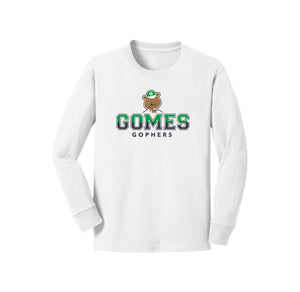 Gomes-Youth Unisex Port & Co Long Sleeve Shirt On-Demand Classic Logo