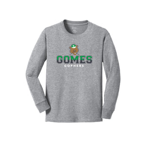 Gomes-Youth Unisex Port & Co Long Sleeve Shirt On-Demand Classic Logo