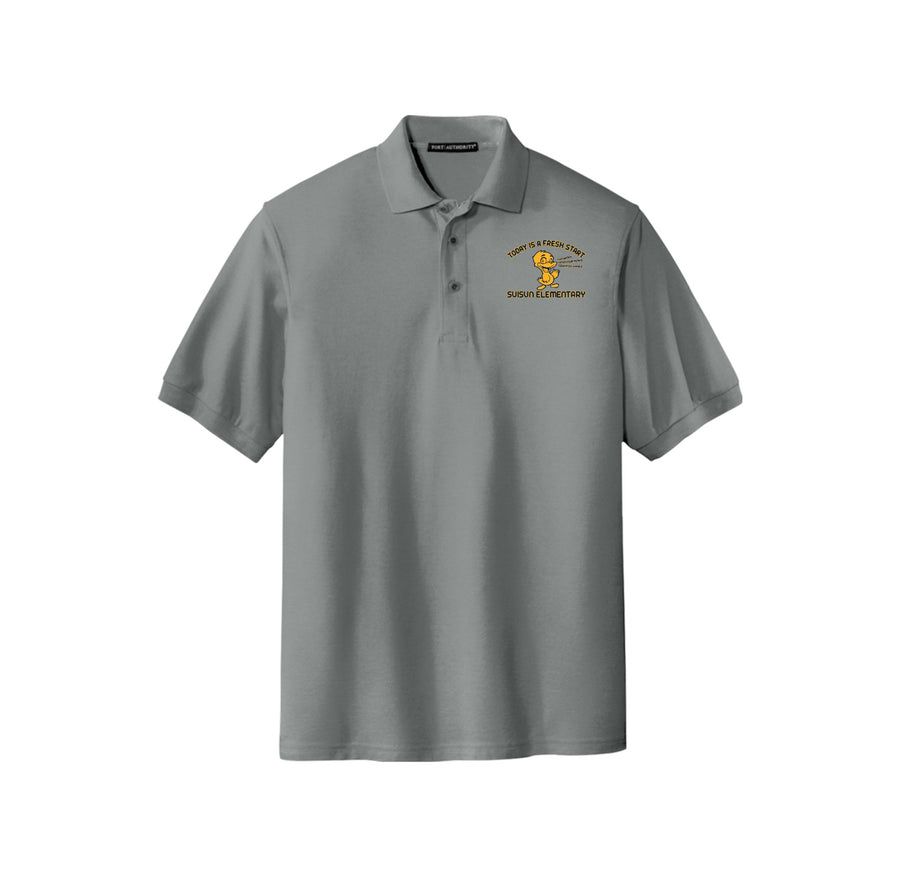 Suisun Elementary-Adult Unisex Polo On-Demand Fresh Start Logo