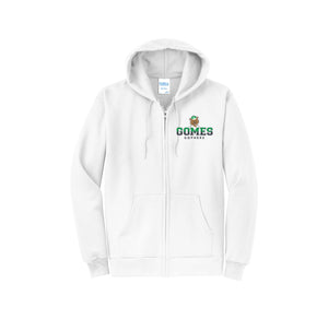 Gomes Elementary Spirit Wear 2024-2025 On Demand-Adult Unisex Port & Co Core Fleece Full-Zip Hooded Sweatshirt On-Demand Classic Logo