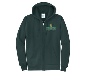 Gomes Elementary Spirit Wear 2024-2025 On Demand-Adult Unisex Port & Co Core Fleece Full-Zip Hooded Sweatshirt On-Demand Classic Logo