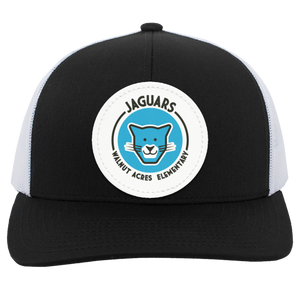 WAES-104C Trucker Snap Back - Circle Patch Jaguar Circle Logo