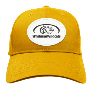 Whitman Middle School On Demand-BX020 Structured Twill Cap - Oval Patch - Black Logo