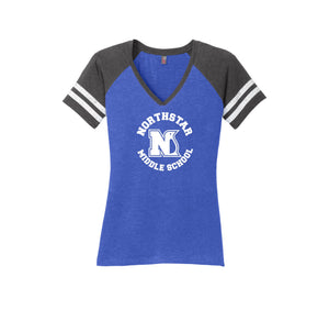 Northstar Middle School-Womens Premium Game V-Neck Tee On-Demand