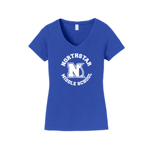 Northstar Middle School-Womens Fan Favorite V-Neck Tee On-Demand