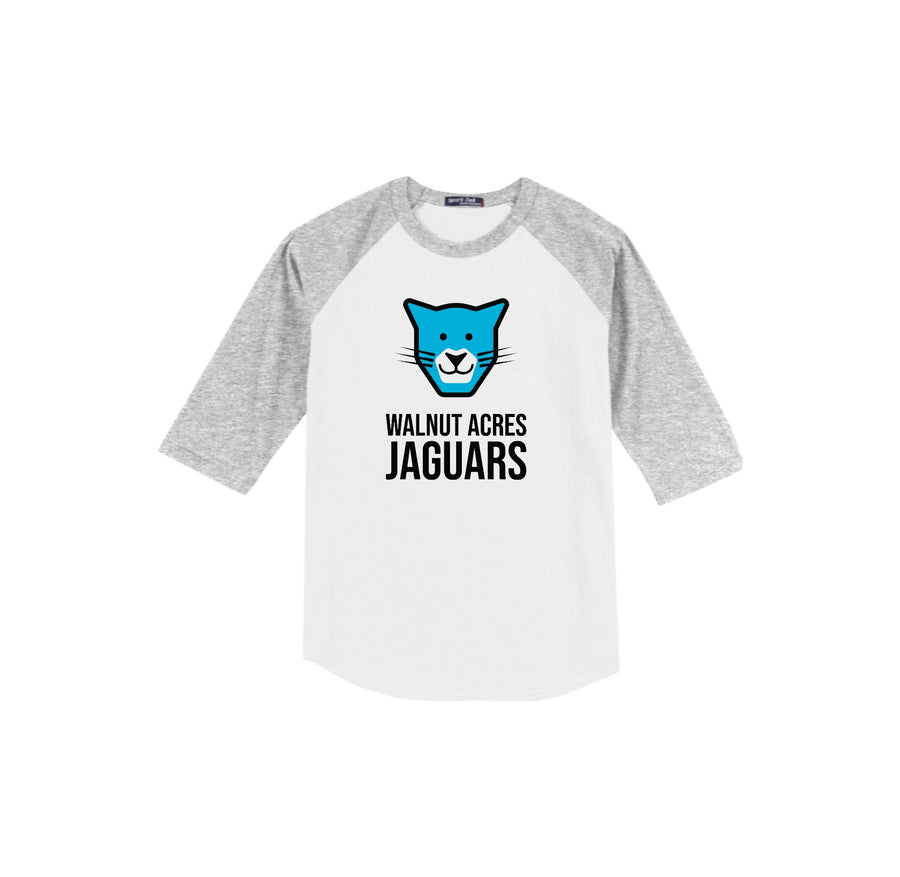 WAES-Adult Unisex Baseball Tee On-Demand Jaguar Face Logo