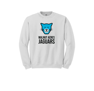 WAES-Adult Unisex Crewneck Sweatshirt On-Demand Jaguar Face Logo