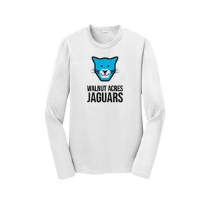 Walnut Acres Elementary Spirit Wear 2024 On-Demand-Youth Unisex Dri-Fit Long Sleeve Tee On-Demand Jaguar Face Logo