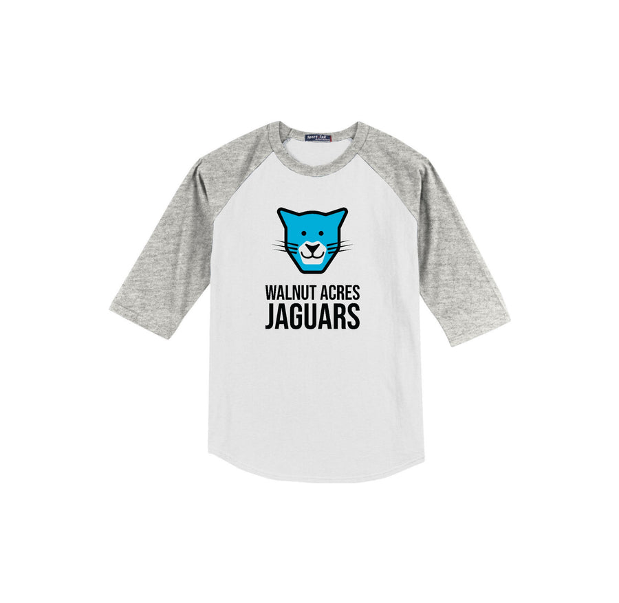 WAES-Youth Unisex Baseball Tee On-Demand Jaguar Face Logo