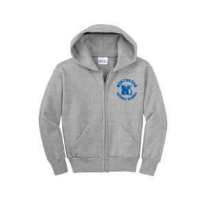 Northstar Middle School-Youth Unisex Full-Zip Hooded Sweatshirt On-Demand