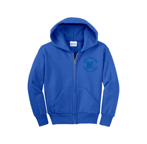 Northstar Middle School-Youth Unisex Full-Zip Hooded Sweatshirt On-Demand