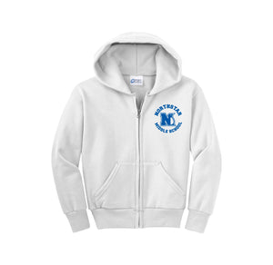 Northstar Middle School-Youth Unisex Full-Zip Hooded Sweatshirt On-Demand