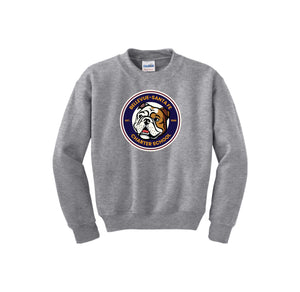 Bellevue-Santa Fe Charter Spirit Wear 2024-25 On Demand-Youth Crewneck Sweatshirt Full Color Logo