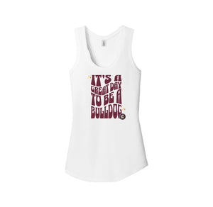 Bellevue-Santa Fe Charter Spirit Wear 2024-25 On Demand-Womens Perfect Tri Racerback Tank Its a Great Day Logo