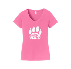 BMS On Demand-Womens Fan Favorite V-Neck Tee On-Demand Paw