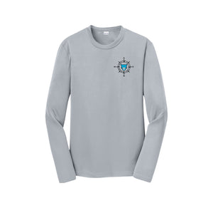 WAES-Youth Unisex Dri-Fit Long Sleeve Tee On-Demand Compass Logo