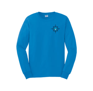 WAES-Adult Unisex Long Sleeve Tee On-Demand Compass Logo