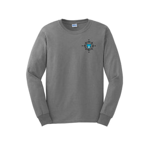 WAES-Adult Unisex Long Sleeve Tee On-Demand Compass Logo