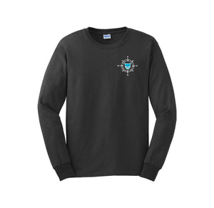 WAES-Adult Unisex Long Sleeve Tee On-Demand Compass Logo