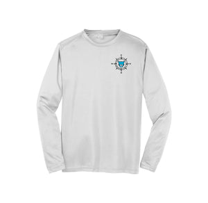 WAES-Adult Unisex Dri-Fit Long Sleeve Tee On-Demand Compass Logo