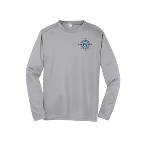 WAES-Adult Unisex Dri-Fit Long Sleeve Tee On-Demand Compass Logo