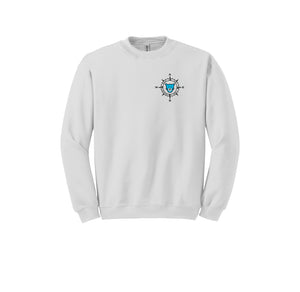 WAES-Adult Unisex Crewneck Sweatshirt On-Demand Compass Logo