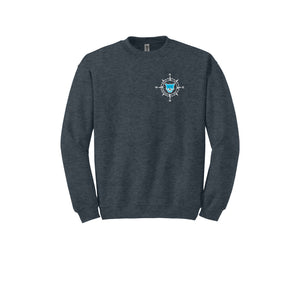 WAES-Adult Unisex Crewneck Sweatshirt On-Demand Compass Logo