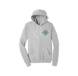 WAES-Adult Unisex Premium Sponge Fleece Pullover Hoodie On-Demand Compass Logo