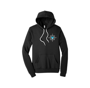 WAES-Adult Unisex Premium Sponge Fleece Pullover Hoodie On-Demand Compass Logo