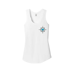 WAES-Womens Perfect Tri Racerback Tank On-Demand Compass Logo