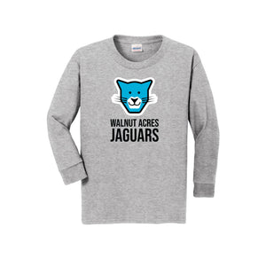 WAES-Youth Unisex Long Sleeve Tee On-Demand Jaguar Face Logo