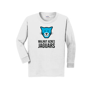 WAES-Youth Unisex Long Sleeve Tee On-Demand Jaguar Face Logo