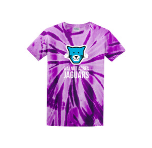 WAES-Adult Unisex Tie-Dye Shirt On-Demand Jaguar Face Logo