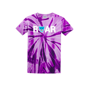 WAES-Adult Unisex Tie-Dye Shirt On-Demand Roar Logo