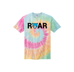 WAES-Youth Unisex Tie-Dye Shirt On-Demand Roar Logo