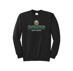 Gomes-Adult Unisex Port & Co Essential Fleece Crewneck Sweatshirt On-Demand Classic Logo