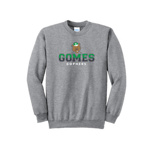 Gomes-Adult Unisex Port & Co Essential Fleece Crewneck Sweatshirt On-Demand Classic Logo