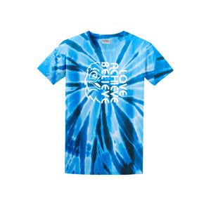 HARES STUDENT-Adult Unisex Tie-Dye Shirt On-Demand Half Hawk Face Logo