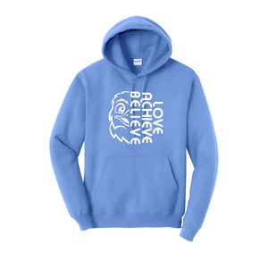 HARES STUDENT-Adult Unisex Hoodie On-Demand Half Hawk Face Logo