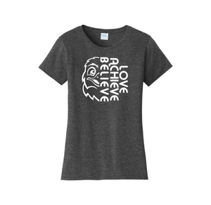 HARES STUDENT-Womens Fan Favorite Tee On-Demand Half Hawk Face Logo