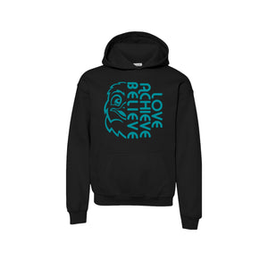 HARES STUDENT-Youth Unisex Hoodie On-Demand Half Hawk Face Logo