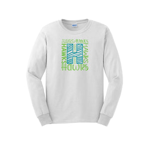 HARES STUDENT-Adult Unisex Long Sleeve Tee On-Demand H Logo